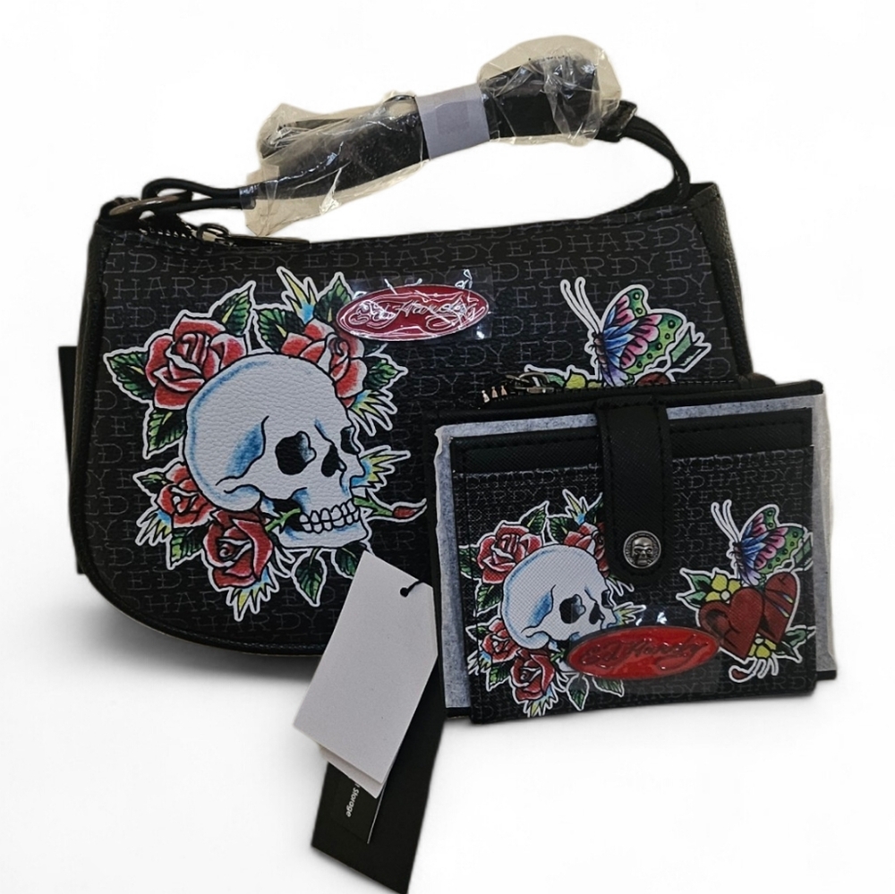 Ed Hardy Shoulder Bag Set